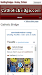 Mobile Screenshot of catholicbridge.com