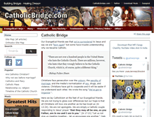 Tablet Screenshot of catholicbridge.com
